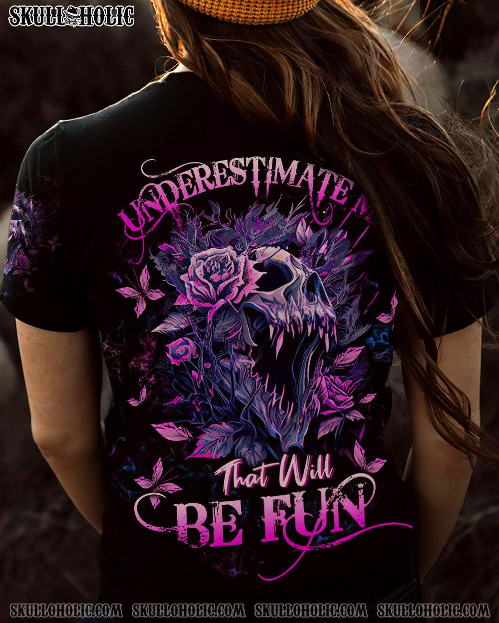 UNDERESTIMATE ME MAD SKULL ALL OVER PRINT – TLTW2302231