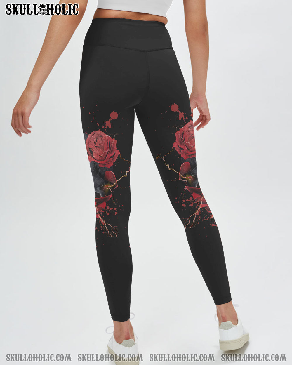 UNDERESTIMATE ME ROSE SKULL ALL OVER PRINT – TLNZ0512223