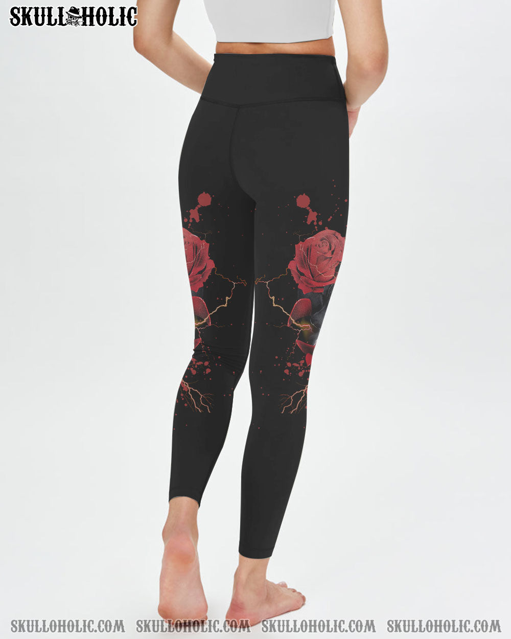 UNDERESTIMATE ME ROSE SKULL ALL OVER PRINT – TLNZ0512223