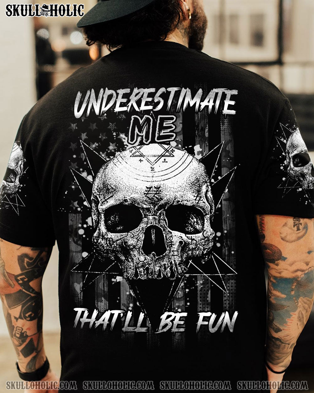 UNDERESTIMATE ME THAT'LL BE FUN ALL OVER PRINT - YHHN2511224