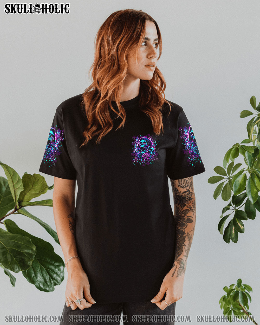 WALK AWAY I HAVE ANGER ISSUES SKULL ALL OVER PRINT – YHDU2601241