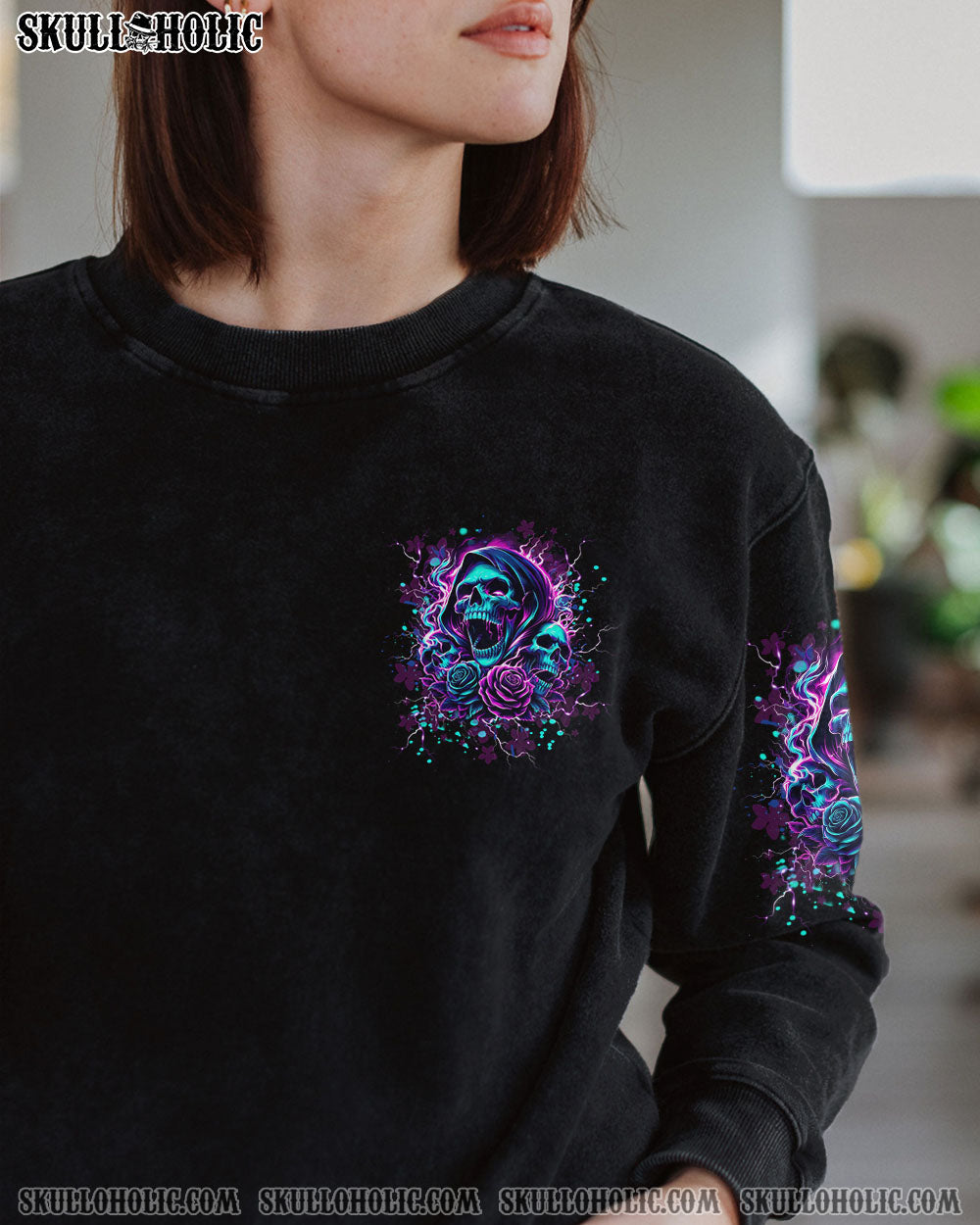 WALK AWAY I HAVE ANGER ISSUES SKULL ALL OVER PRINT – YHDU2601241