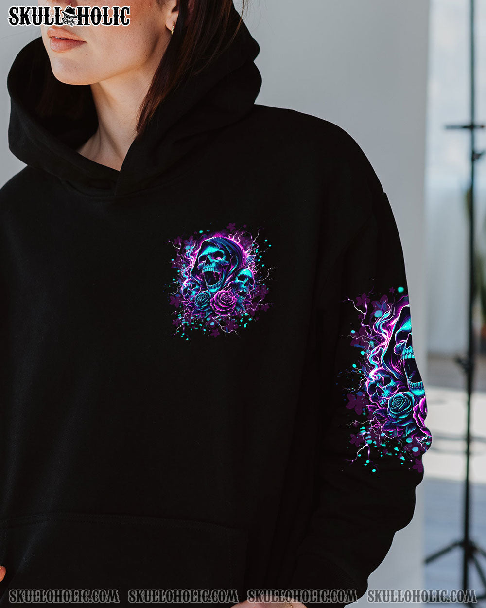WALK AWAY I HAVE ANGER ISSUES SKULL ALL OVER PRINT – YHDU2601241