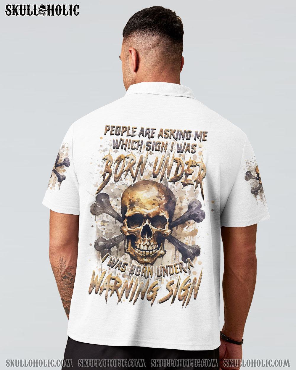 WARNING SIGN SKULL ALL OVER PRINT – YHHN2307242