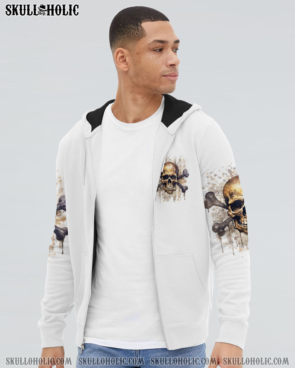 WARNING SIGN SKULL ALL OVER PRINT – YHHN2307242