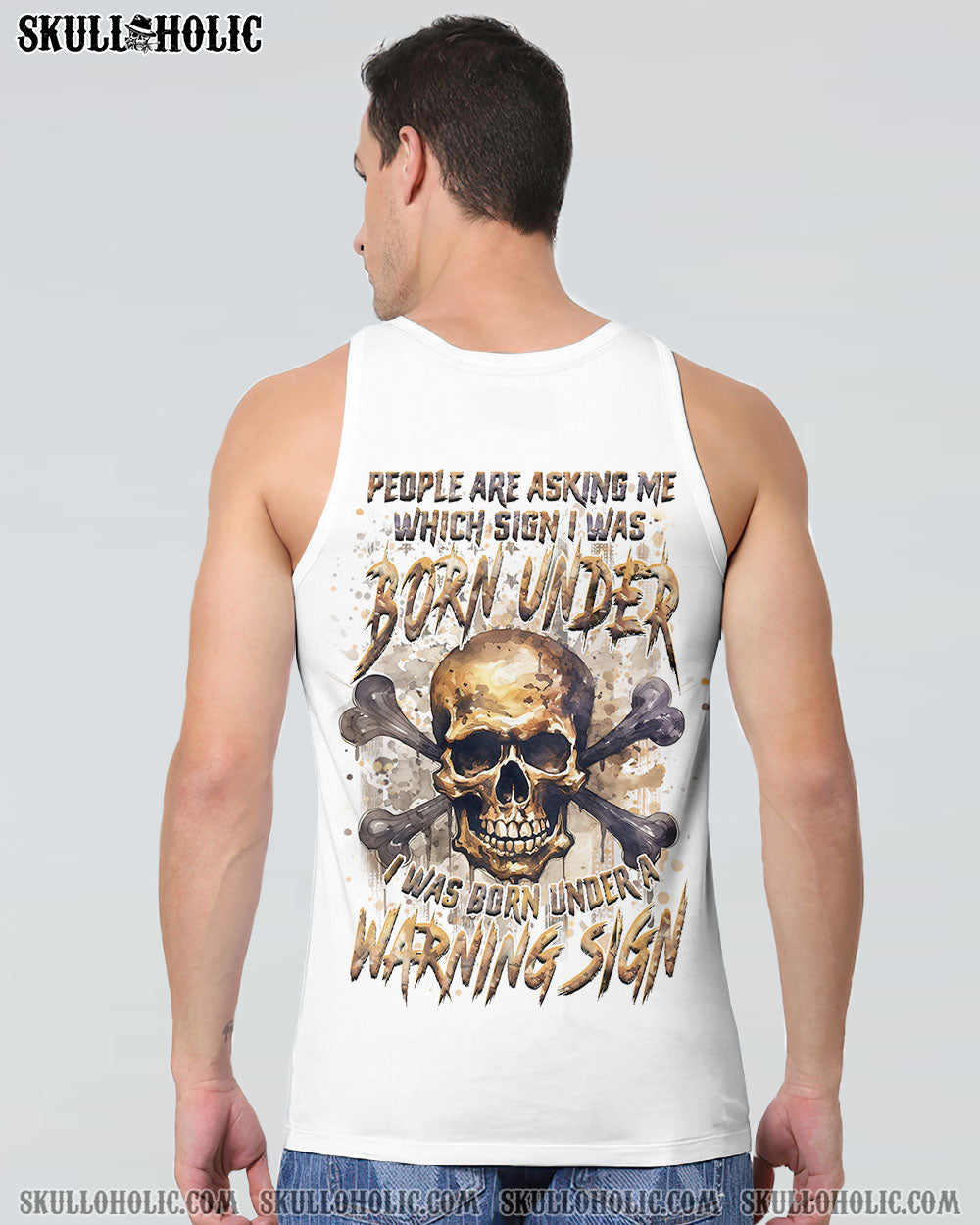 WARNING SIGN SKULL ALL OVER PRINT – YHHN2307242
