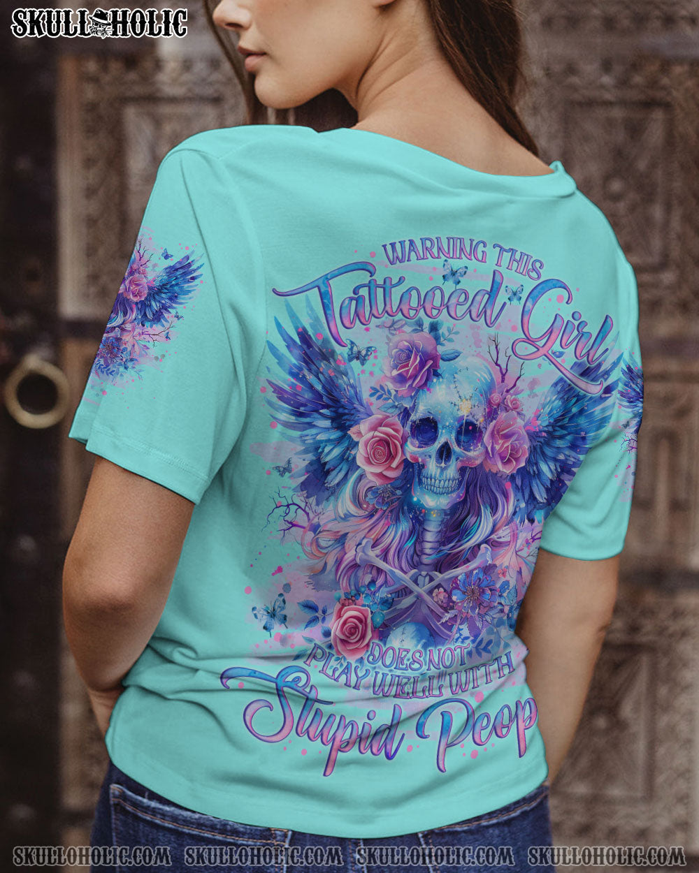 WARNING THIS TATTOOED GIRL ALL OVER PRINT – TLNO0406241