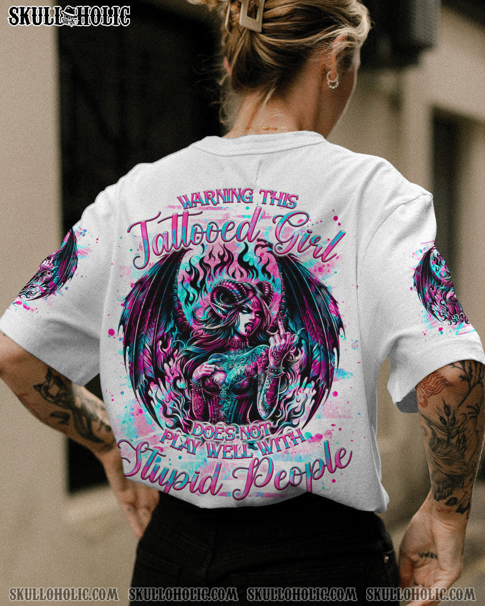 WARNING THIS TATTOOED GIRL ALL OVER PRINT – TLNO2805241