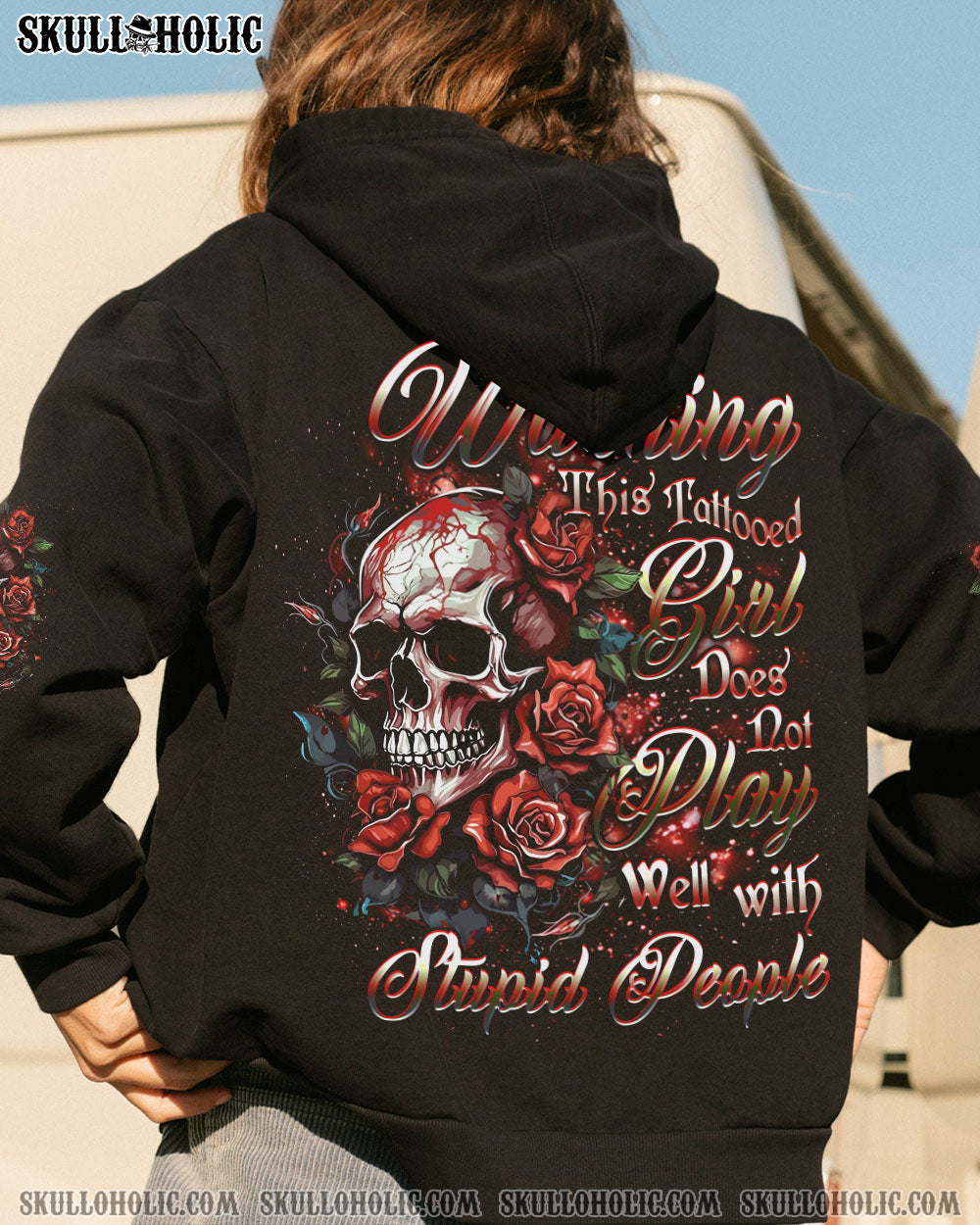 WARNING THIS TATTOOED GIRL ALL OVER PRINT – YHDU2307242