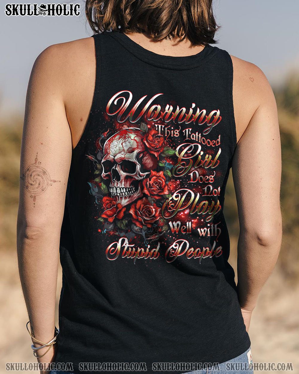 WARNING THIS TATTOOED GIRL ALL OVER PRINT – YHDU2307242