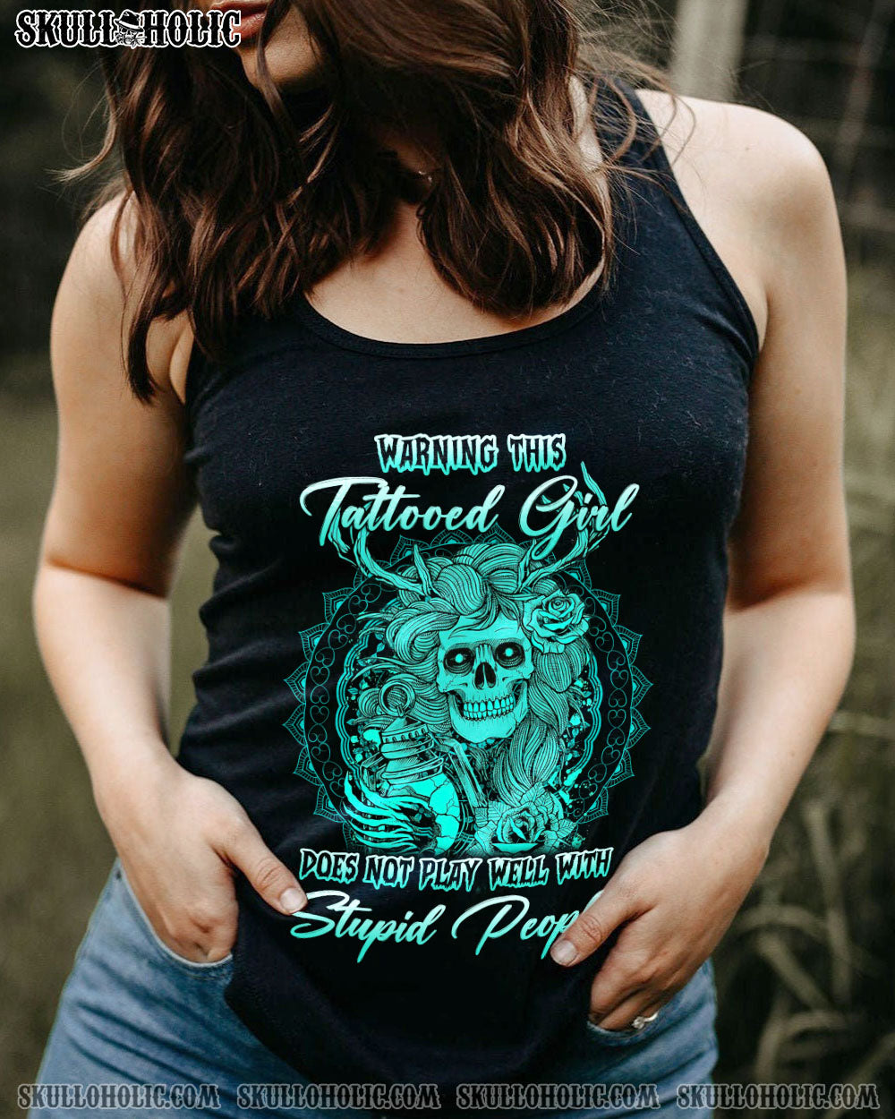 WARNING THIS TATTOOED GIRL ALL OVER PRINT – YHLN2012223
