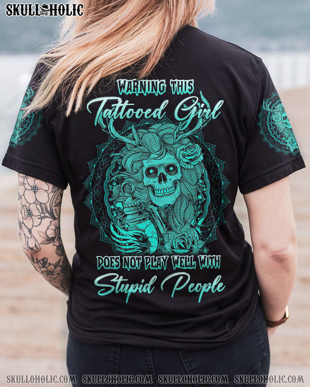 WARNING THIS TATTOOED GIRL ALL OVER PRINT – YHLN2012223