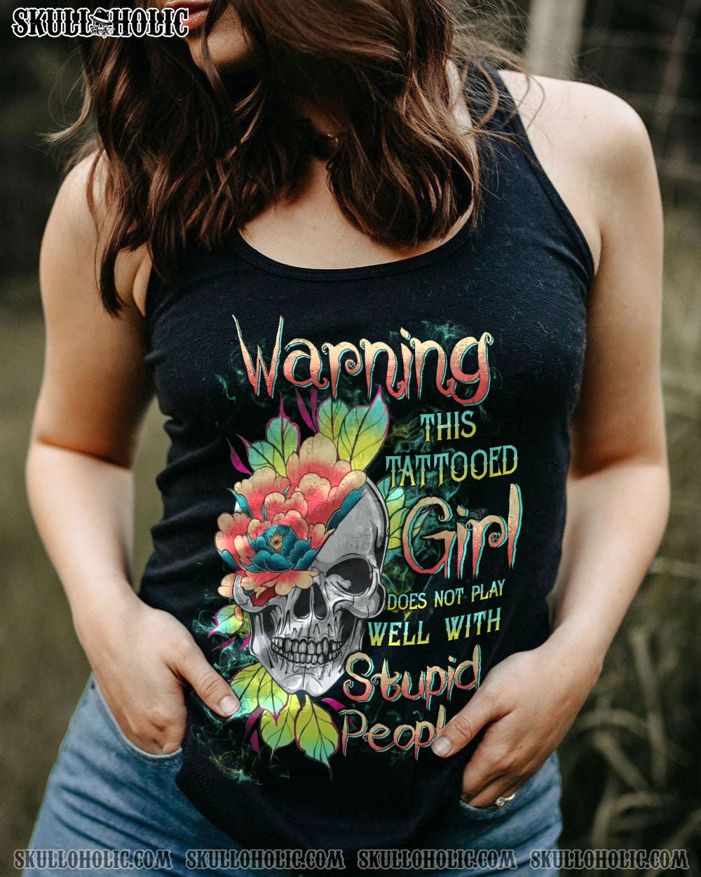 WARNING THIS TATTOOED GIRL FLOWER ALL OVER PRINT – TLTW0202231