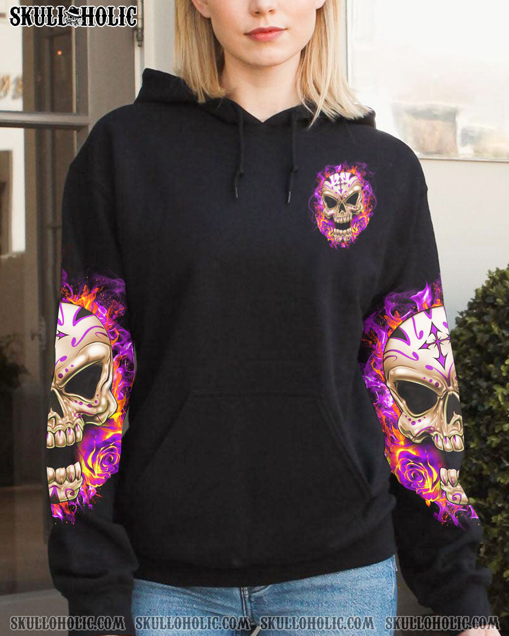 WARNING THIS TATTOOED GIRL MAD SKULL ALL OVER PRINT – TLTY1912224
