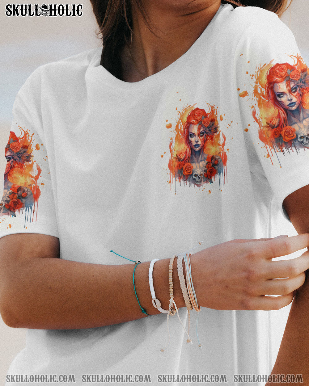 WARNING THIS TATTOOED GIRL SUGAR SKULL ALL OVER PRINT – TLTW2607234