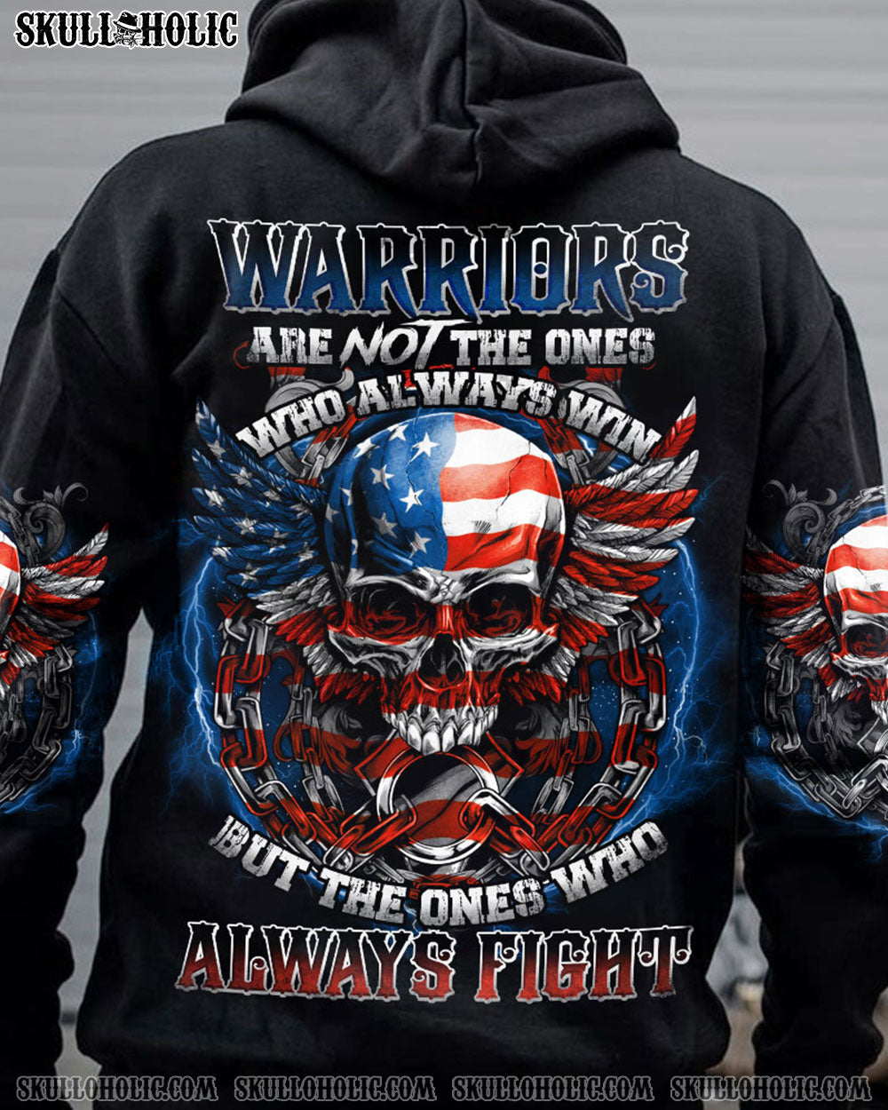 WARRIORS ARE NOT THE ONES SKULL ALL OVER PRINT - TLNO2203231