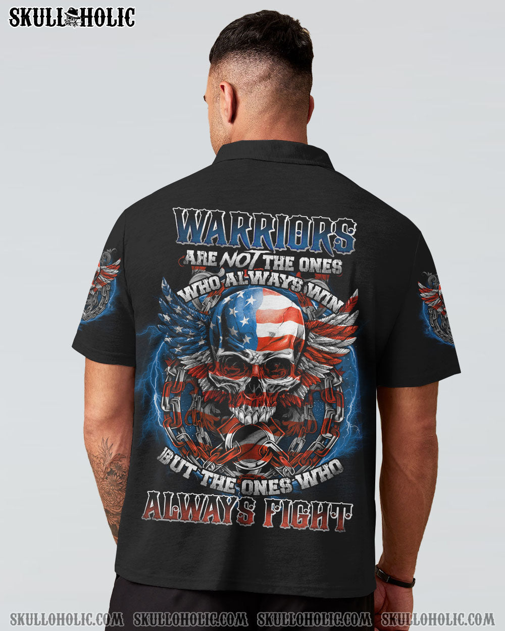 WARRIORS ARE NOT THE ONES SKULL ALL OVER PRINT – TLNO2203231