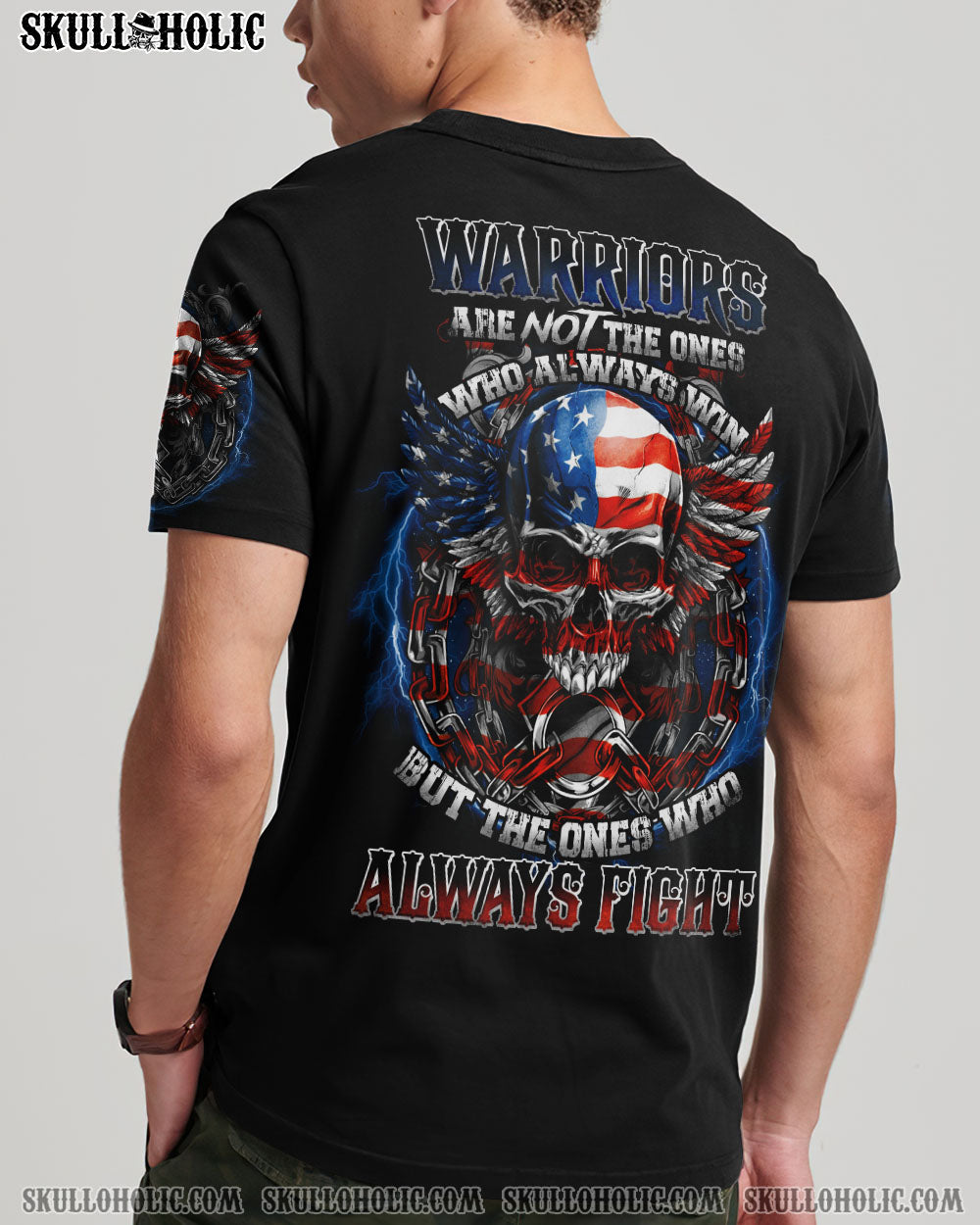 WARRIORS ARE NOT THE ONES SKULL ALL OVER PRINT – TLNO2203231