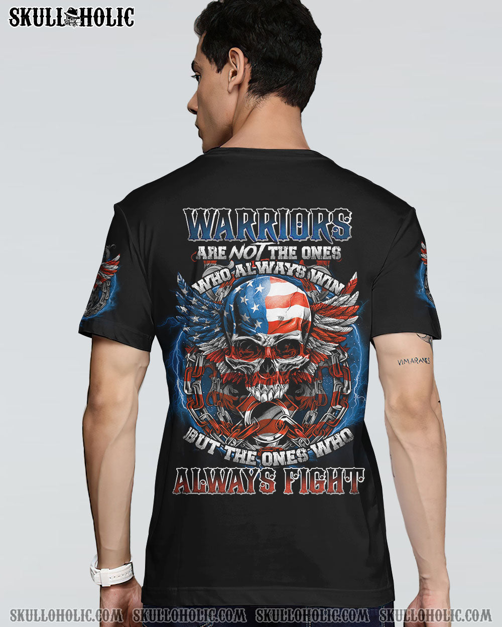 WARRIORS ARE NOT THE ONES SKULL ALL OVER PRINT – TLNO2203231