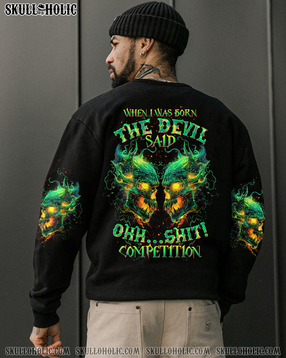WHEN I WAS BORN DEVIL SAID ALL OVER PRINT – TLTW0804245