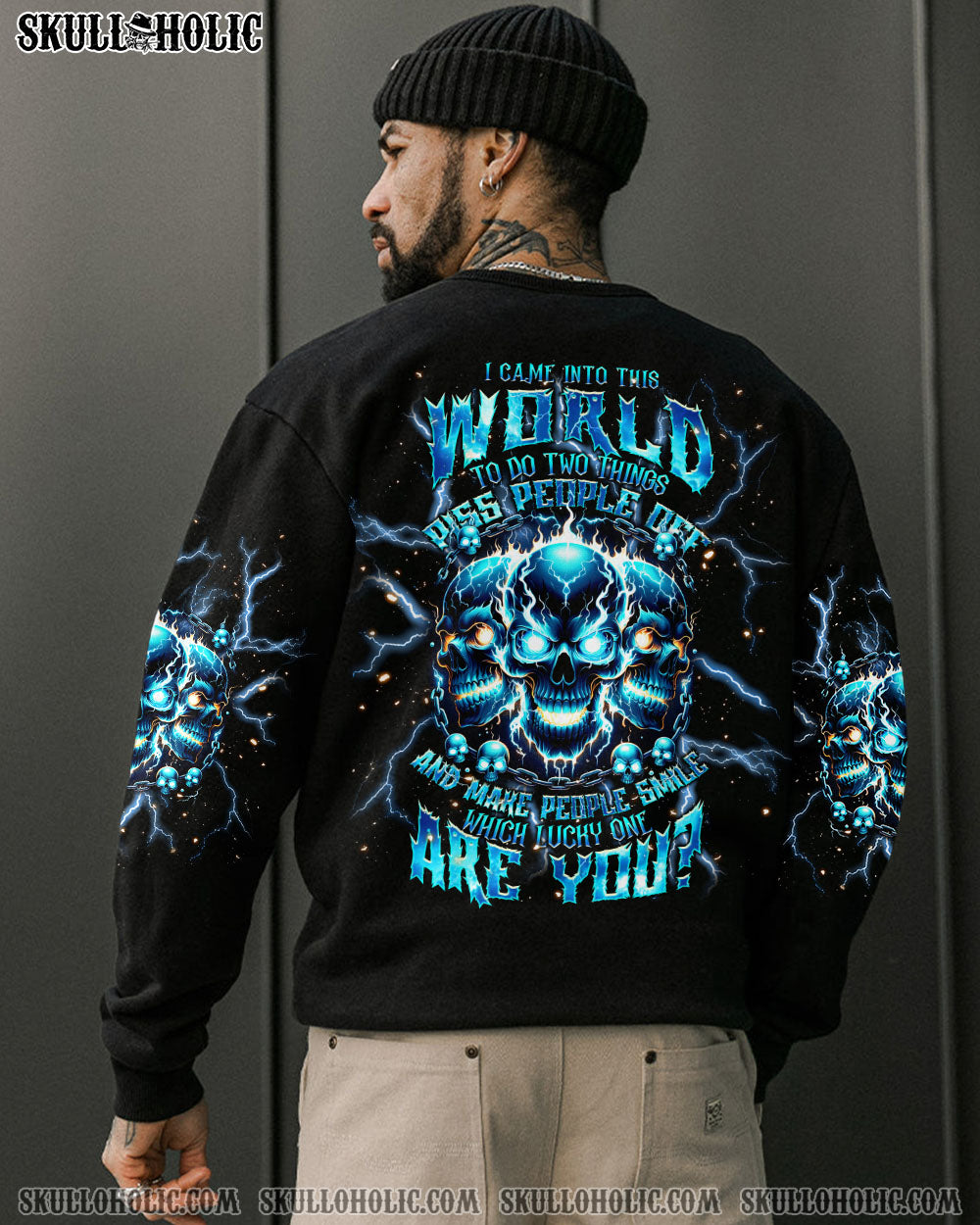 WHICH LUCKY ONE ARE YOU SKULL ALL OVER PRINT – TLNT2706241