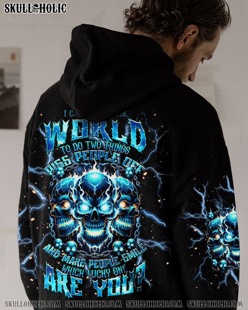 WHICH LUCKY ONE ARE YOU SKULL ALL OVER PRINT – TLNT2706241