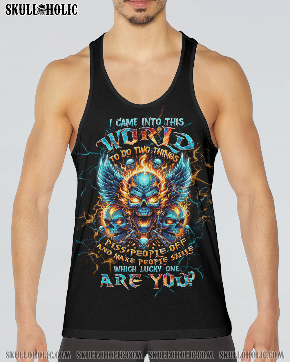 WHICH LUCKY ONE ARE YOU SKULL ALL OVER PRINT – TLTW2706241