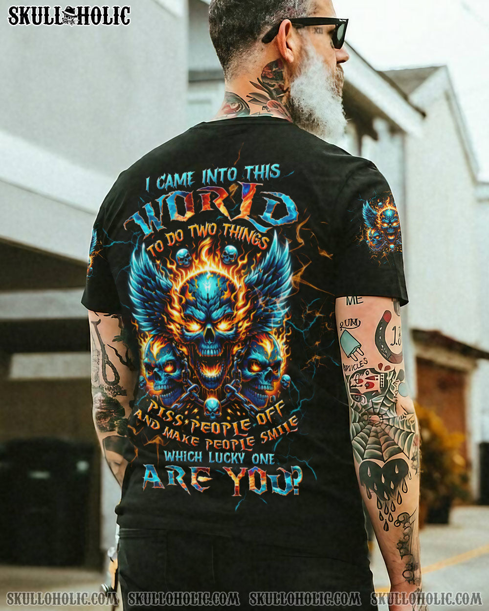 WHICH LUCKY ONE ARE YOU SKULL ALL OVER PRINT – TLTW2706241