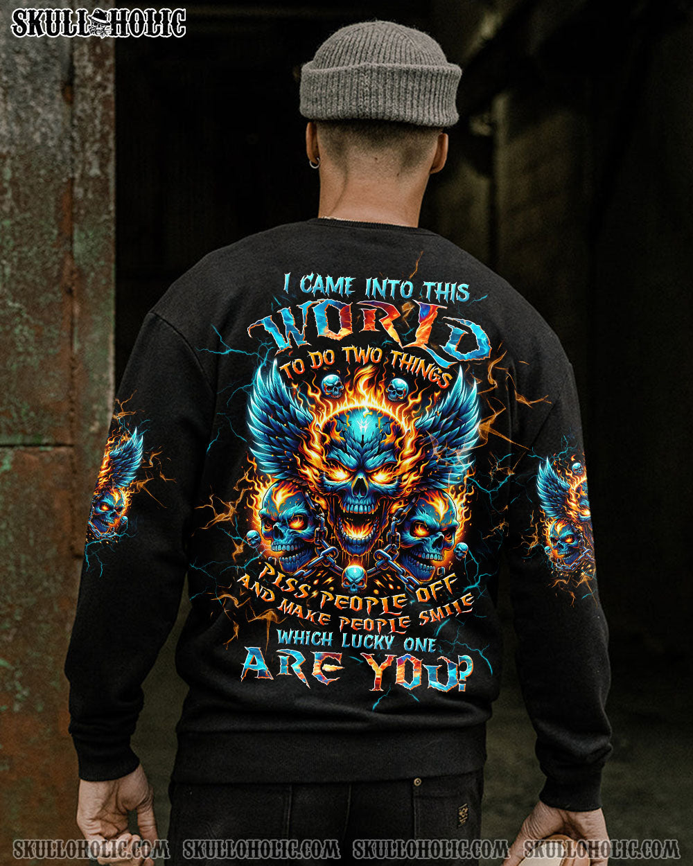 WHICH LUCKY ONE ARE YOU SKULL ALL OVER PRINT – TLTW2706241