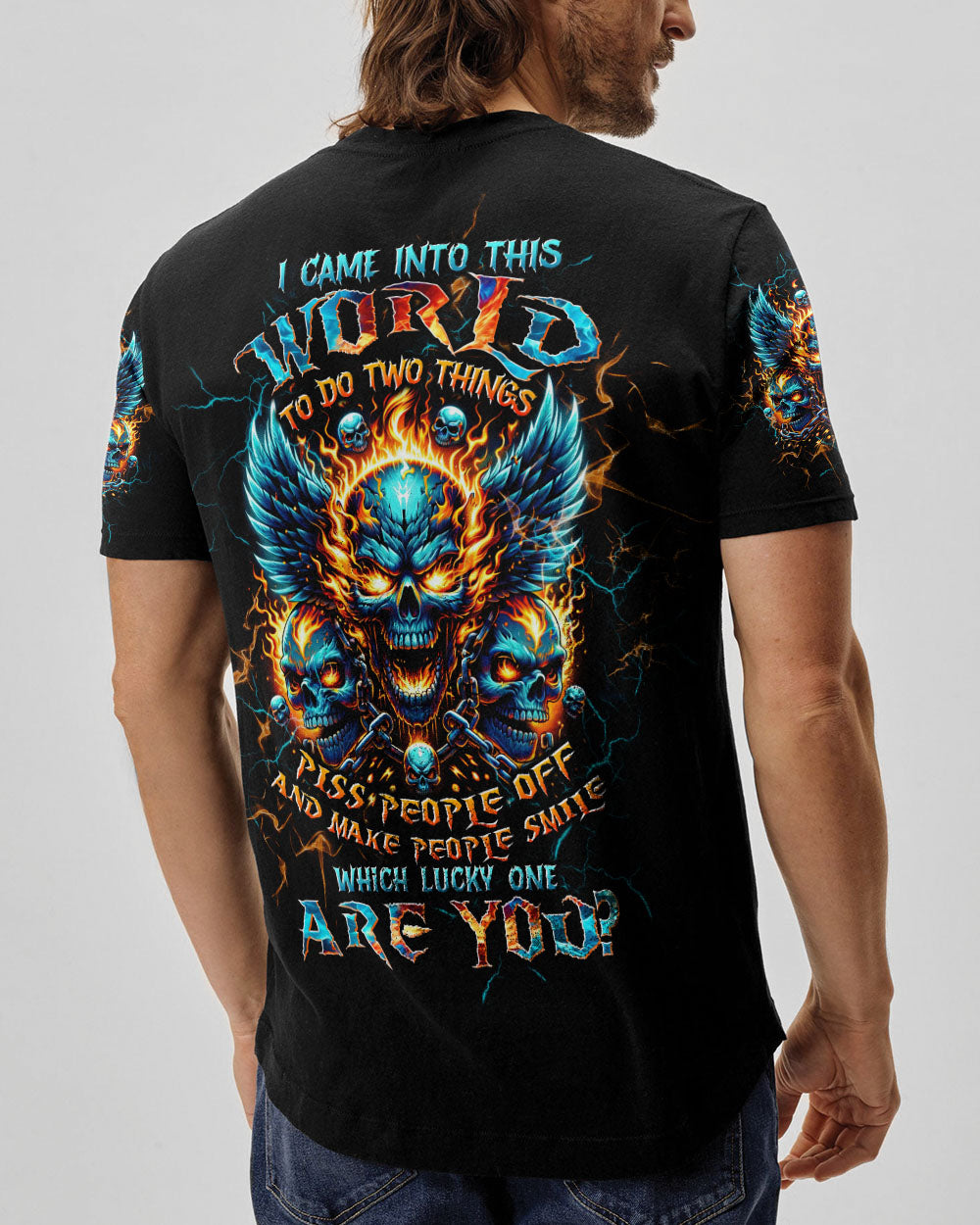 WHICH LUCKY ONE ARE YOU SKULL ALL OVER PRINT – TLTW2706241