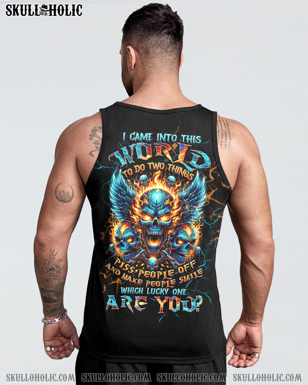 WHICH LUCKY ONE ARE YOU SKULL ALL OVER PRINT – TLTW2706241