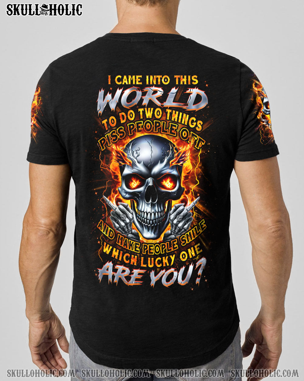 WHICH LUCKY ONE ARE YOU SKULL ALL OVER PRINT – YHHN2406242
