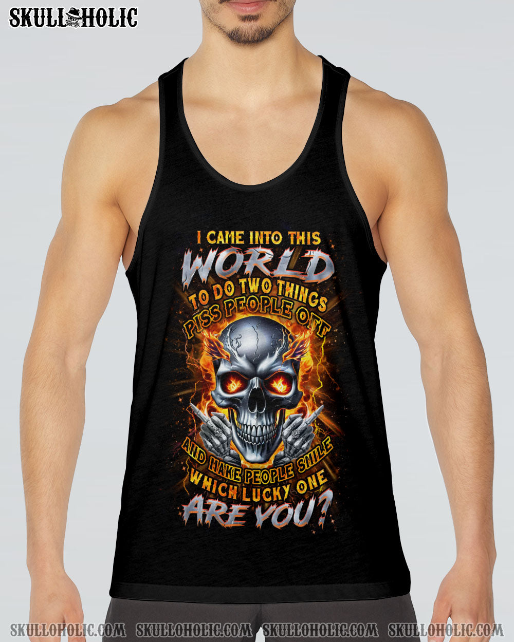 WHICH LUCKY ONE ARE YOU SKULL ALL OVER PRINT – YHHN2406242