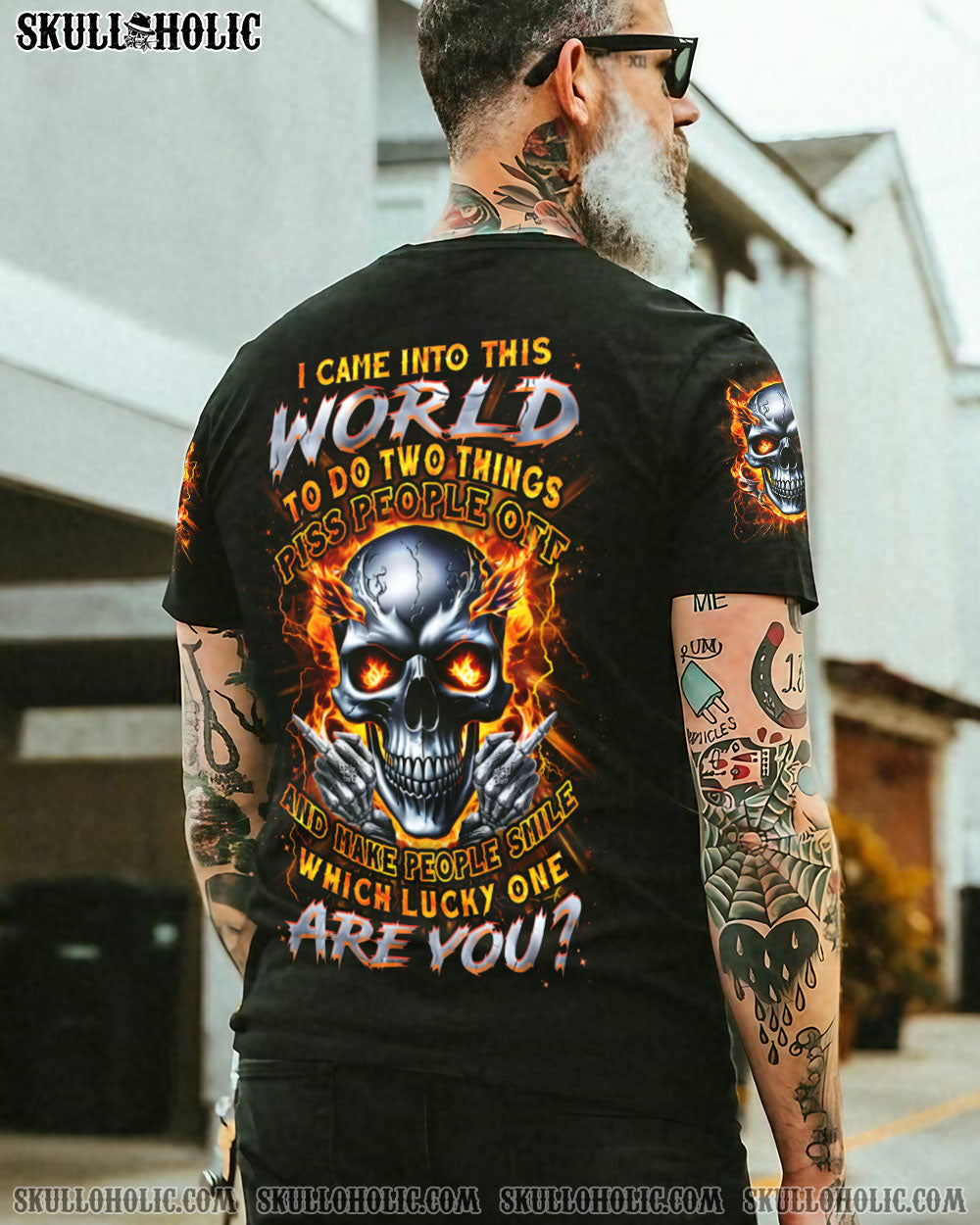 WHICH LUCKY ONE ARE YOU SKULL ALL OVER PRINT – YHHN2406242
