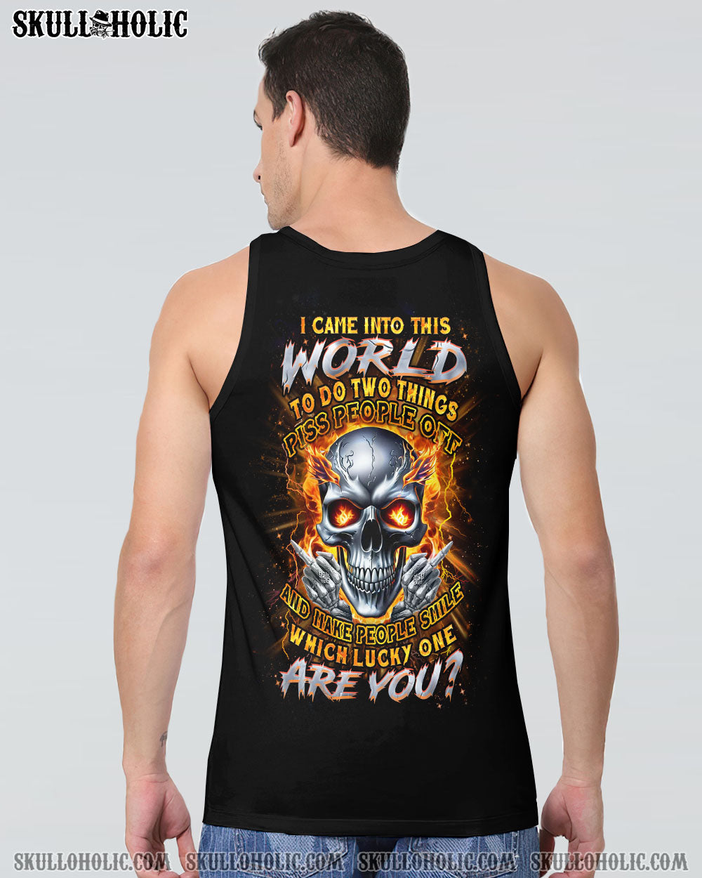 WHICH LUCKY ONE ARE YOU SKULL ALL OVER PRINT – YHHN2406242