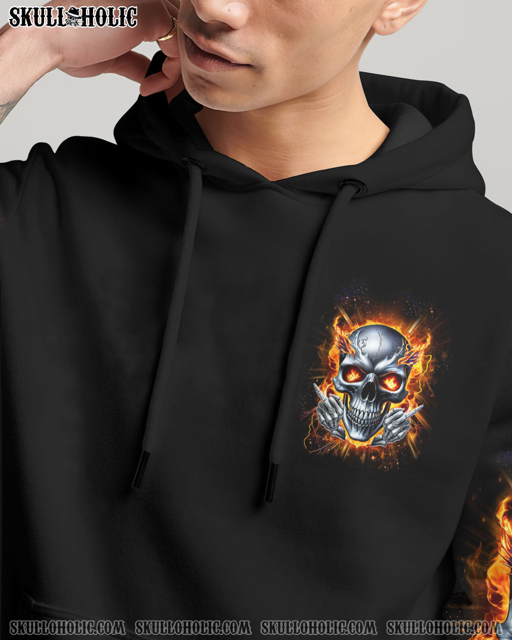 WHICH LUCKY ONE ARE YOU SKULL ALL OVER PRINT – YHHN2406242