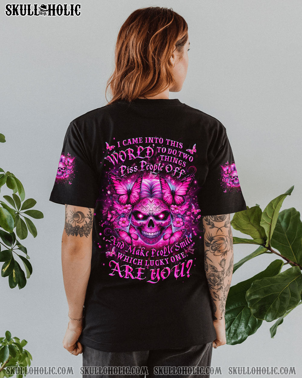 WHICH LUCKY ONE ARE YOU SKULL ALL OVER PRINT – YHLT1704243