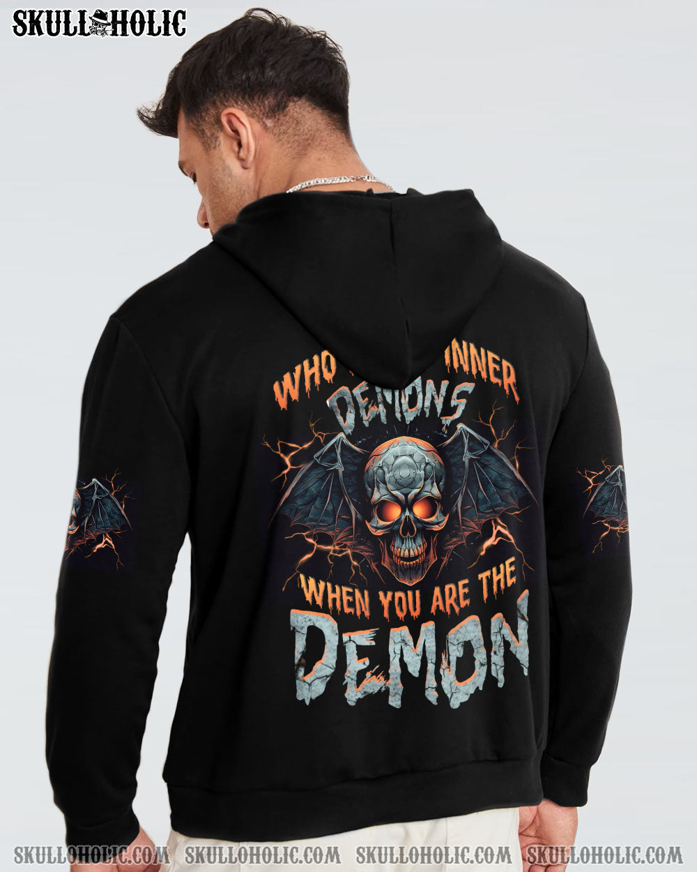 WHO NEEDS INNER DEMONS SKULL BAT ALL OVER PRINT – TLNZ0407233