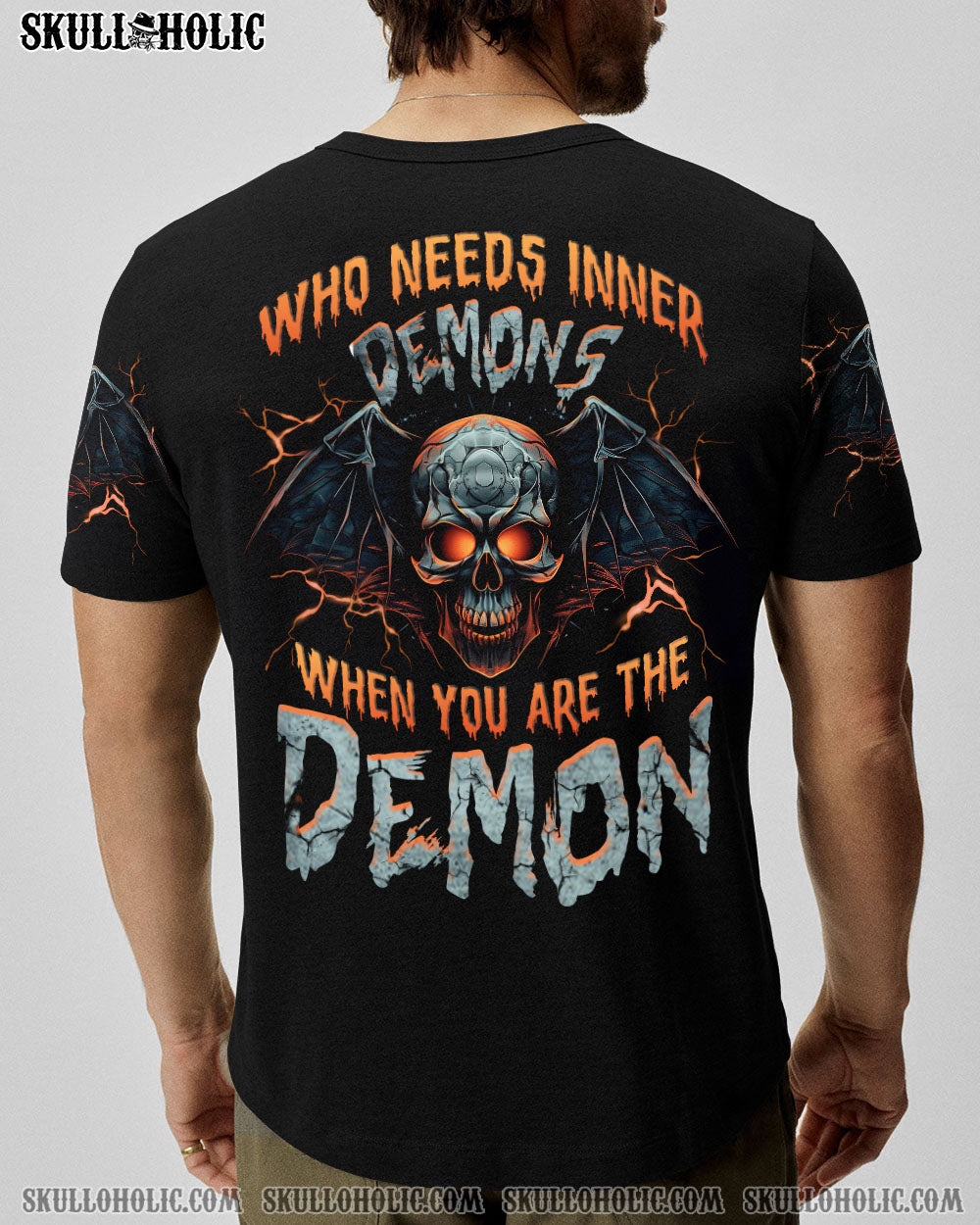 WHO NEEDS INNER DEMONS SKULL BAT ALL OVER PRINT – TLNZ0407233