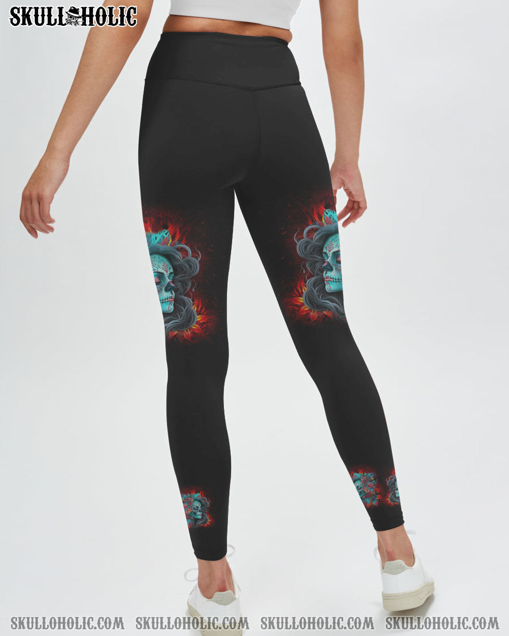 YES I’M A B BUT NOT YOURS FLOWER SUGAR SKULL ALL OVER PRINT – TLNO1302233