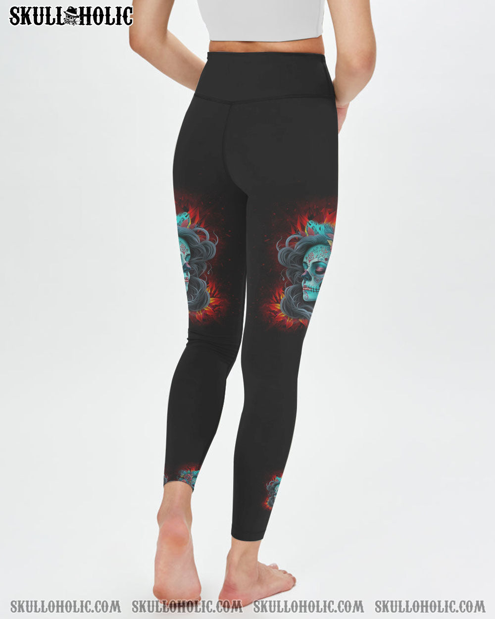 YES I’M A B BUT NOT YOURS FLOWER SUGAR SKULL ALL OVER PRINT – TLNO1302233