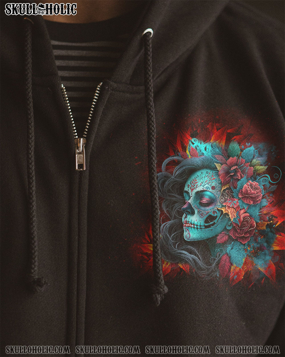 YES I’M A B BUT NOT YOURS FLOWER SUGAR SKULL ALL OVER PRINT – TLNO1302233