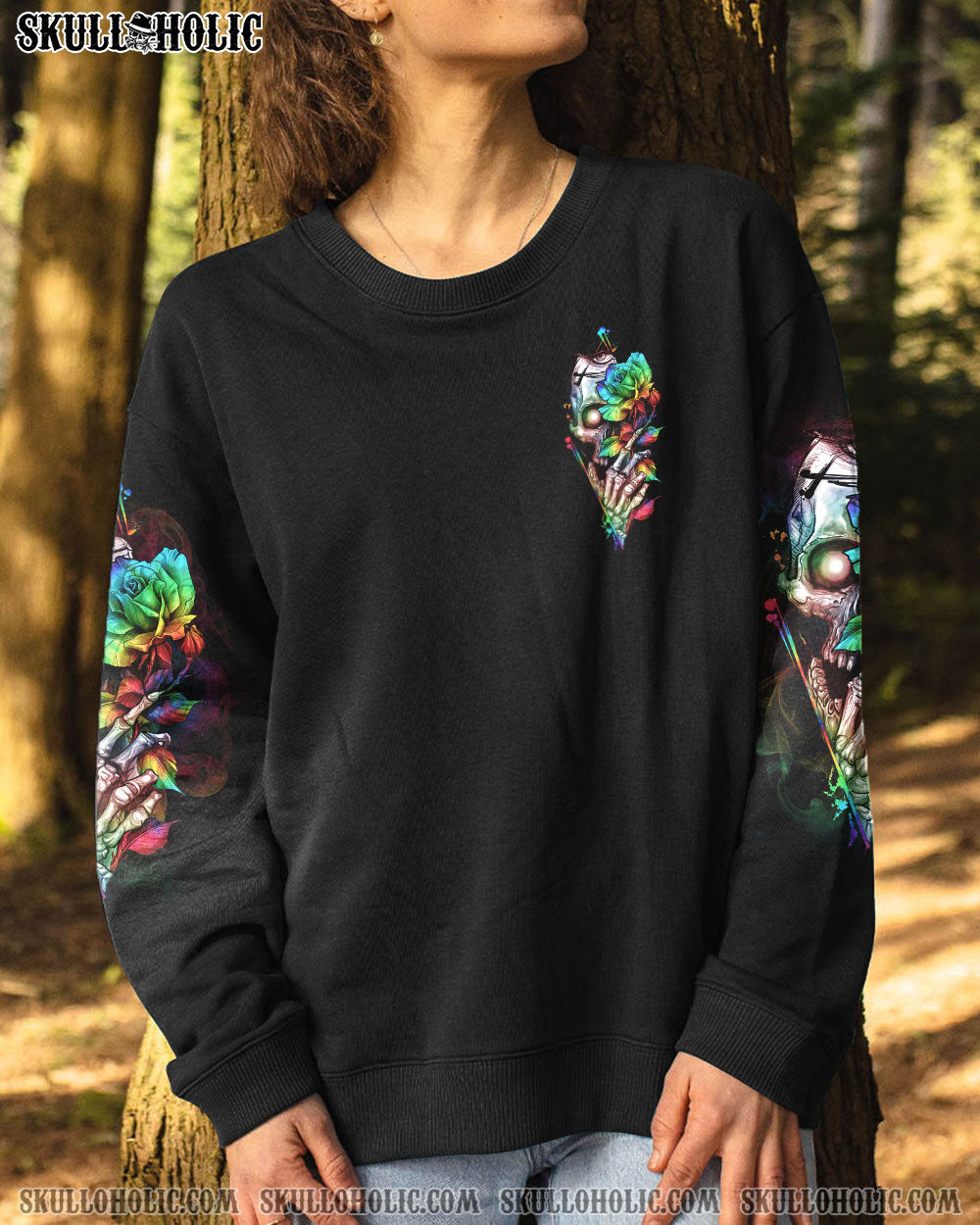 YES I’M A B BUT NOT YOURS SKULL ALL OVER PRINT – TLTR0903231