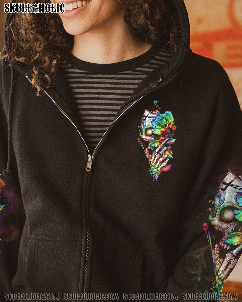 YES I’M A B BUT NOT YOURS SKULL ALL OVER PRINT – TLTR0903231