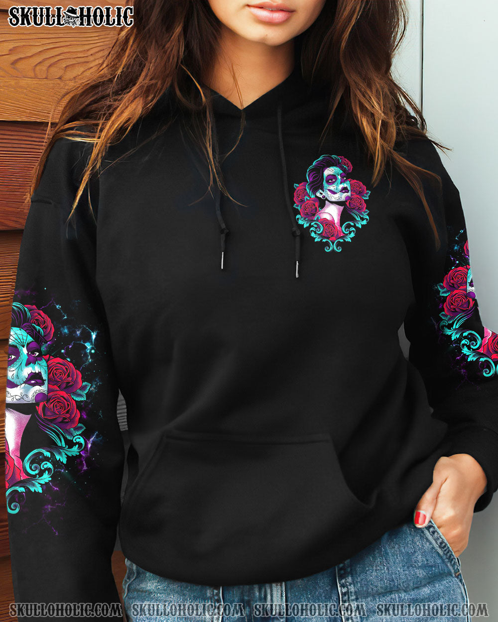 YES I’M A B BUT NOT YOURS SUGAR SKULL ALL OVER PRINT – TLTR0304232