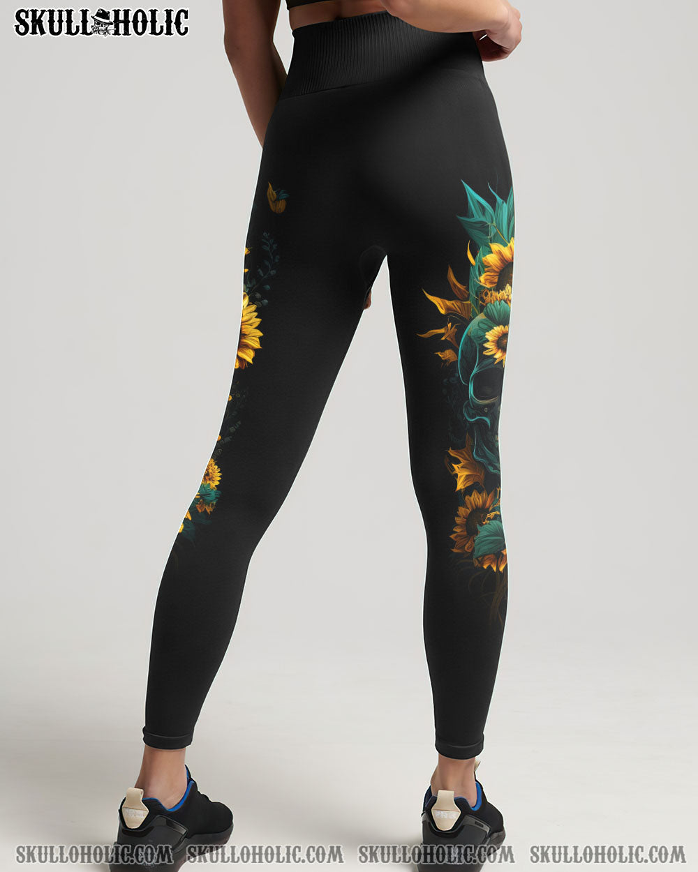 YES I’M A B BUT NOT YOURS SUNFLOWER SKULL ALL OVER PRINT – TLNZ1003234