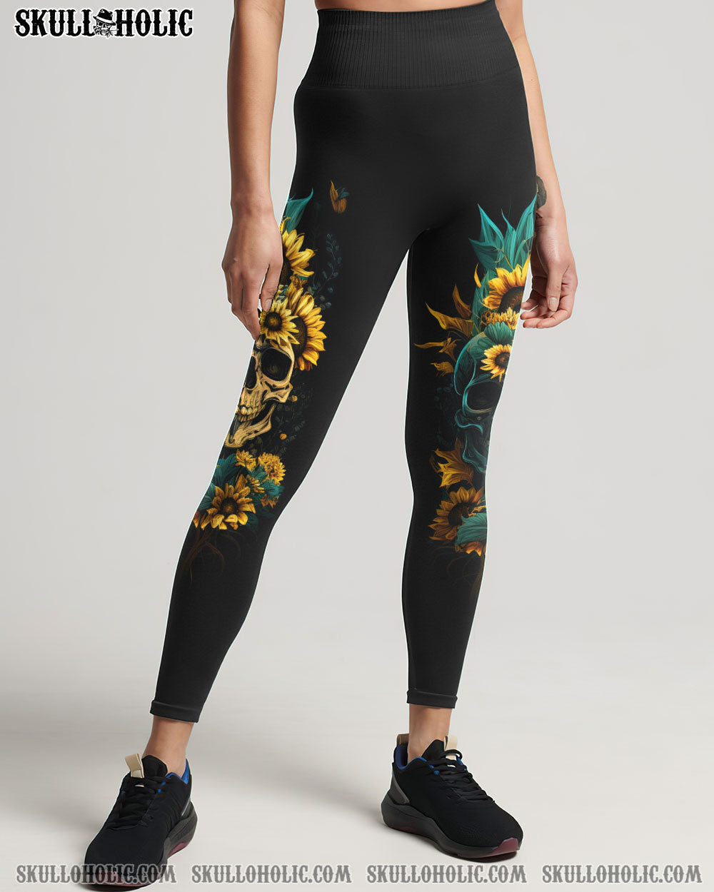 YES I’M A B BUT NOT YOURS SUNFLOWER SKULL ALL OVER PRINT – TLNZ1003234