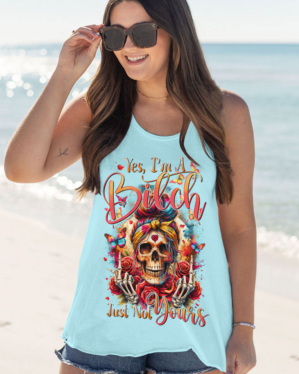 YES I’M A B JUST NOT YOURS ALL OVER PRINT – TYTD1204245