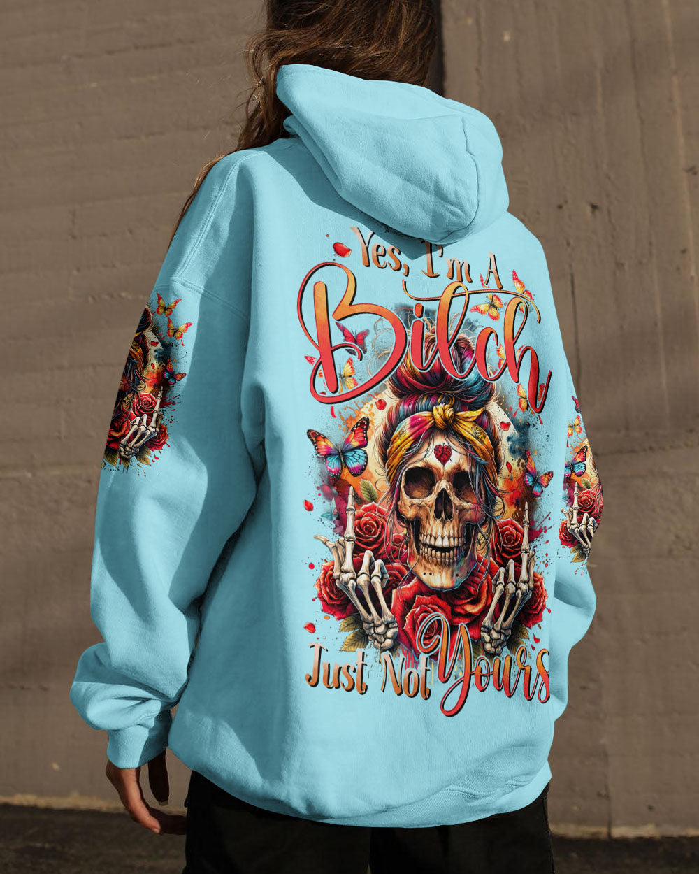 YES I’M A B JUST NOT YOURS ALL OVER PRINT – TYTD1204245