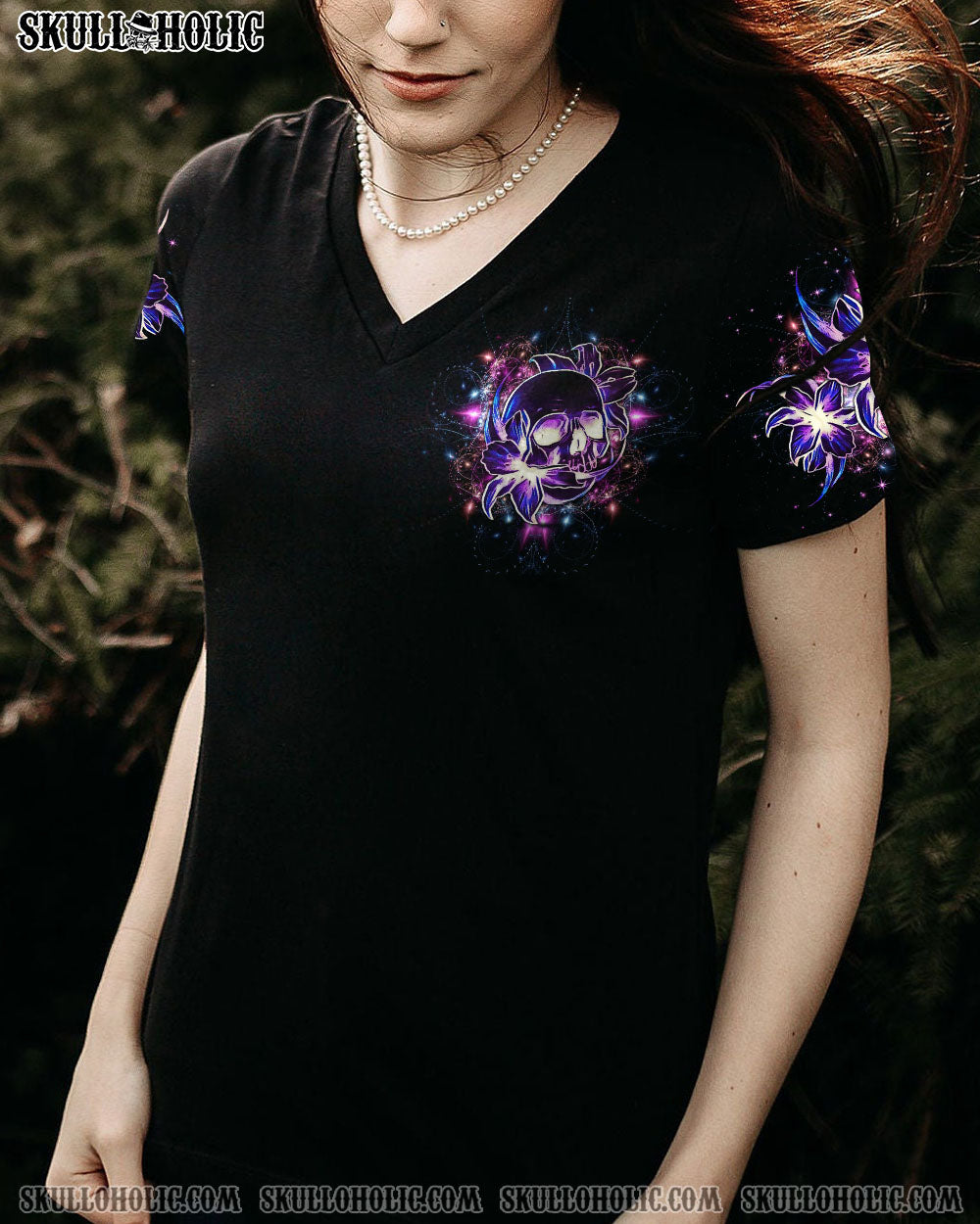 YES I’M A B LILY SKULL ALL OVER PRINT – TLTW3001234